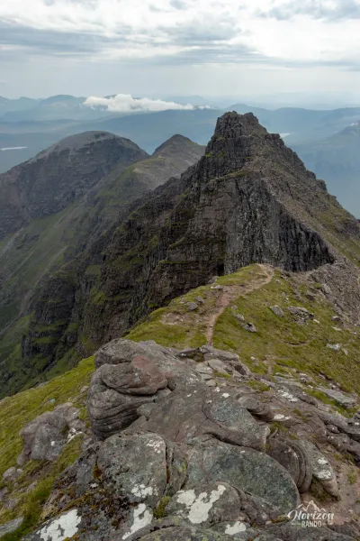 An Teallach ridge from the summit of Sgùrr Fiòna An Teallach ridge from the summit of Sgùrr Fiòna