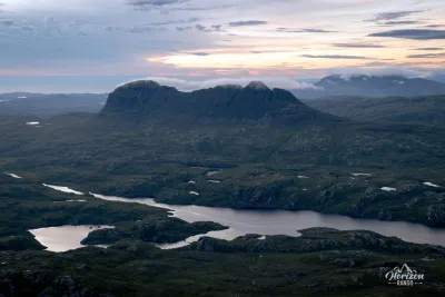 Suilven at sunrise Suilven at sunrise