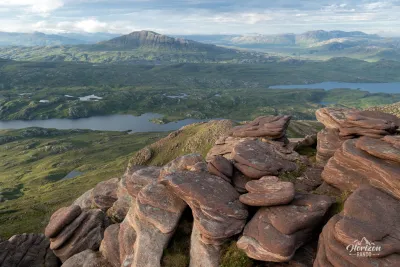 Canisp and Torridonian sandstone Canisp and Torridonian sandstone