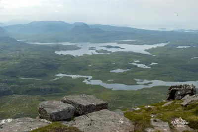 Stac Pollaidh from Suilven Stac Pollaidh from Suilven