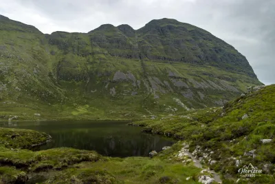 Loch A' Choire Dubh and Suilven Loch A' Choire Dubh and Suilven