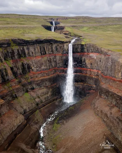 Hengifoss (drone shot) Hengifoss (drone shot)