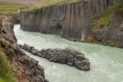 Stuðlagil canyon Stuðlagil canyon