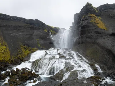 Ófærufoss waterfall Ófærufoss waterfall