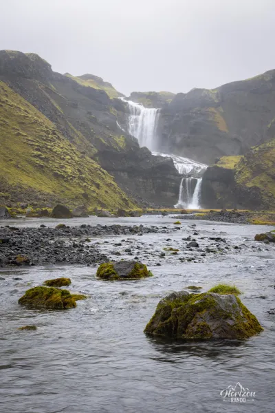 Ófærufoss waterfall Ófærufoss waterfall