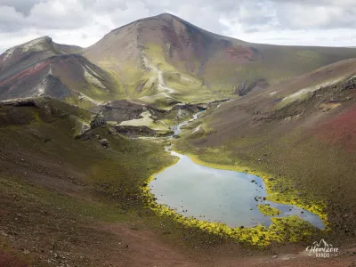 Rauðibotn crater Rauðibotn crater