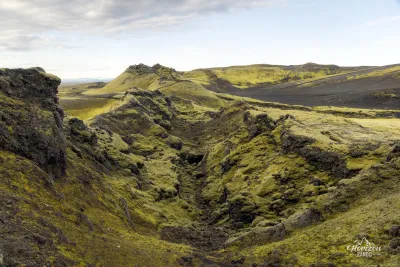 Cratères du Laki Laki craters