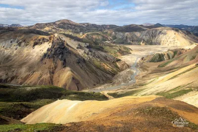 View towards Landmannalaugar View towards Landmannalaugar
