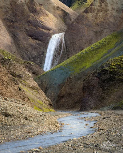 A completely unexpected waterfall A completely unexpected waterfall