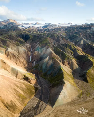 Landmannalaugar (drone shot) Landmannalaugar drone shot