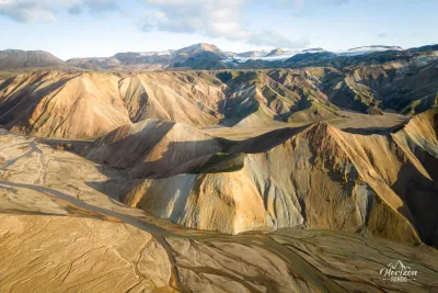 Landmannalaugar (drone shot) Landmannalaugar drone shot