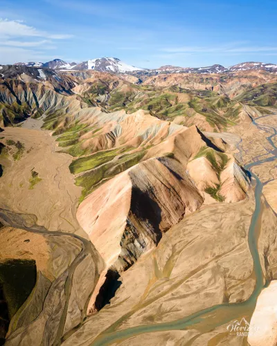 Jökulgil valley (drone shot) Jökulgil valley drone shot