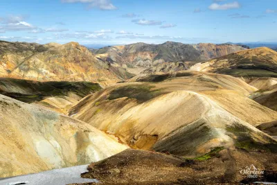 Landmannalaugar, on the Laugavegur trekking trail Landmannalaugar, on the Laugavegur trekking trail
