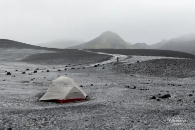 Langisjór campsite Langisjór campsite