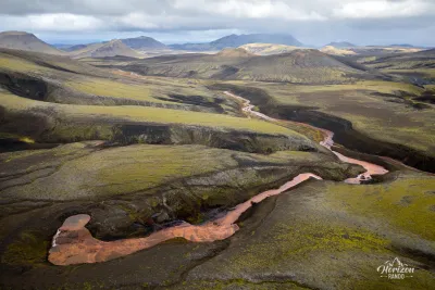 Rauðauga (drone shot) Rauðauga drone shot