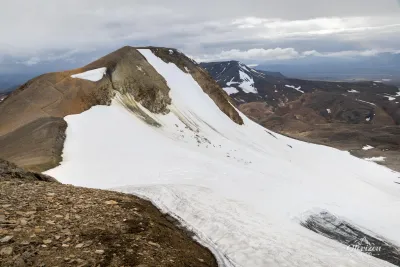 Snækollur ridge Snækollur ridge