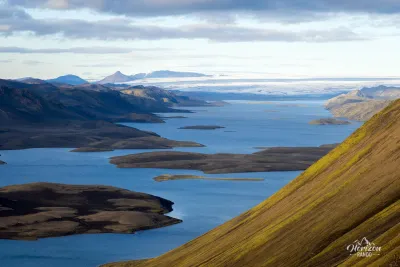 Lake Langisjór and Vatnajökull Lake Langisjór and Vatnajökull