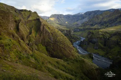 Hvannárgil canyon Hvannárgil canyon