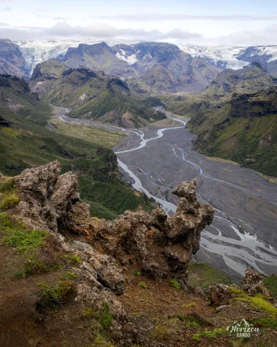 Thórsmörk and Myrdalsjökull Valley Thórsmörk and Myrdalsjökull Valley
