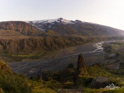 Eyjafallajökull from Valahnúkur Eyjafallajökull from Valahnúkur