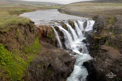 Kolufossar waterfall Kolufossar waterfall