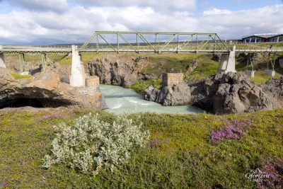 Skjálfandafljót river Skjálfandafljót river
