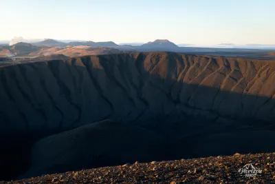 Hverfjall crater Hverfjall crater