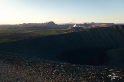 Hverfjall crater Hverfjall crater