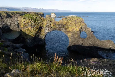 Gatklettur lava arch Gatklettur lava arch