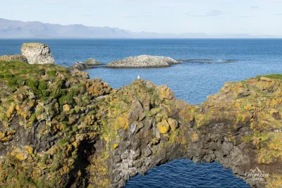 Gatklettur lava arch Gatklettur lava arch