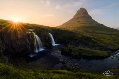Kirkjufellfoss et Kirkjufell