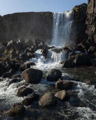 Öxararfoss waterall Öxararfoss waterall