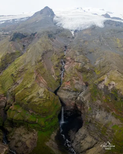 Múlafoss waterfall (drone shot) Múlafoss waterfall (drone shot)
