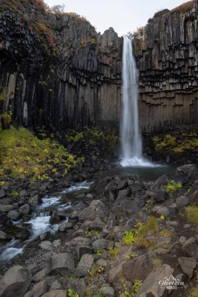 Svartifoss waterfall Svartifoss waterfall