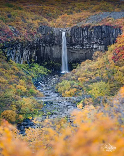 Svartifoss waterfall Svartifoss waterfall
