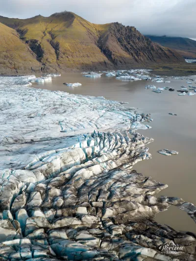 Skaftafellsjökull glacier (drone shot) Skaftafellsjökull glacier (drone shot)