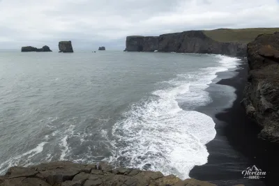 Kirkjufjara Beach and Dyrhólaey Kirkjufjara Beach and Dyrhólaey