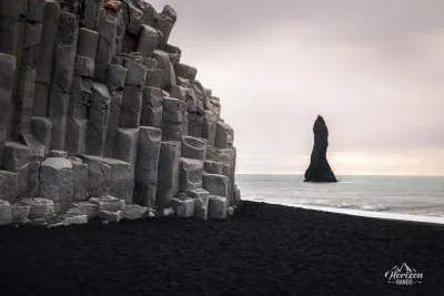 Basalt columns and Reynisdrangar Basalt columns and Reynisdrangar