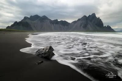 Vestrahorn and Stokksnes beach Vestrahorn and Stokksnes beach