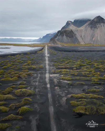 Vestrahorn and Stokksnes beach (drone shot) Vestrahorn and Stokksnes beach (drone shot)