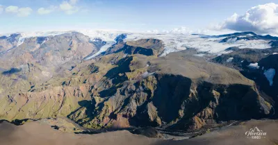 Mýrdalsjökull (drone shot) Mýrdalsjökull (drone shot)
