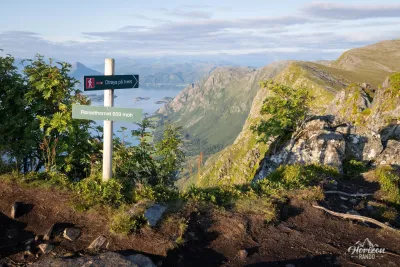 Summit of Rørsethornet Summit of Rørsethornet