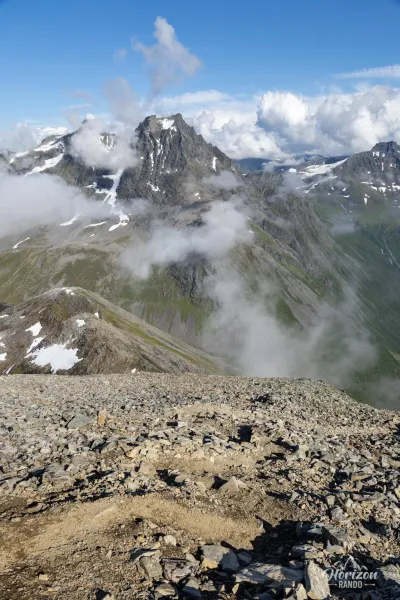 Switchbacks in the scree