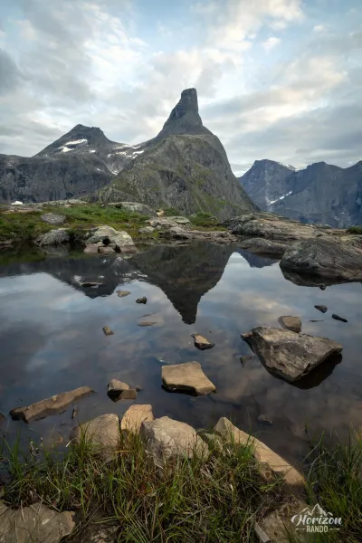 Romsdalshornet from Litlefjellet Romsdalshornet from Litlefjellet