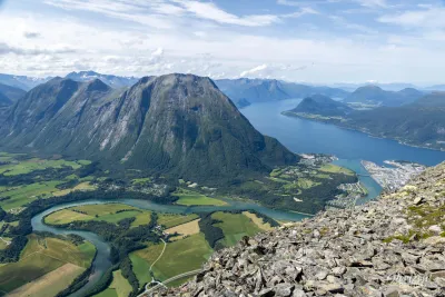 View of Romsdalen from Akesvarden View of Romsdalen from Akesvarden