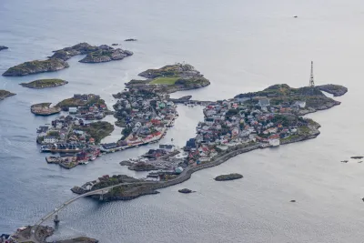 Henningsvær village Henningsvær village