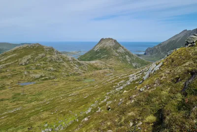 Volandstinden to the north Volandstinden to the north