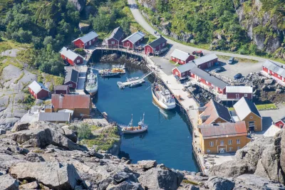 Nusfjord harbor Nusfjord harbor