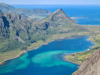 Selfjorden and Volandstinden Selfjorden and Volandstinden