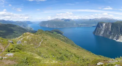 Panorama of Storfjorden and Sunnylvsfjorden Panorama of Storfjorden and Sunnylvsfjorden